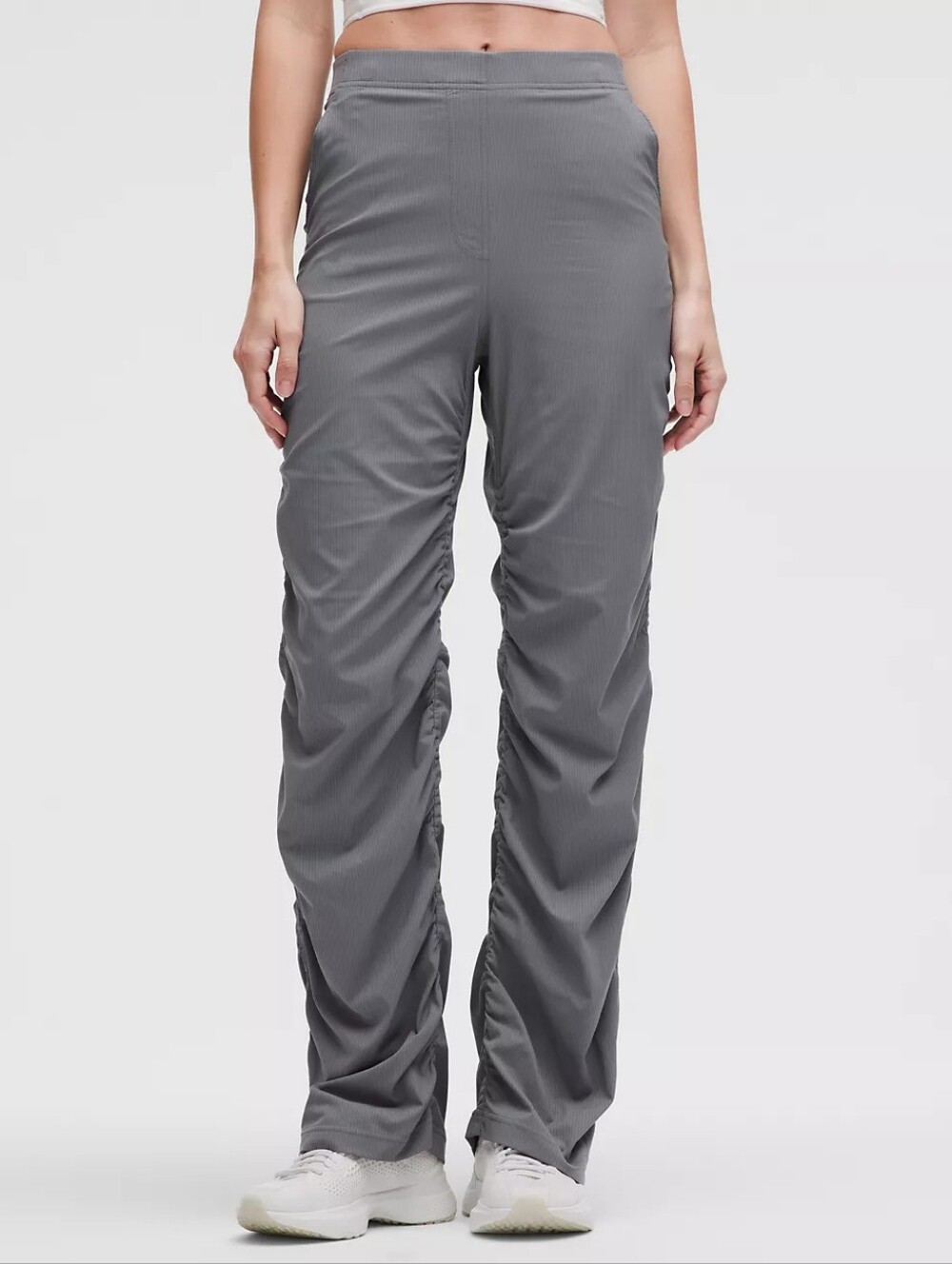 Dance Studio Slim-Fit High-Rise Flared Pant Grey Medium